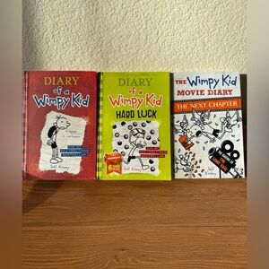 Hardcover Diary of a Wimpy Kid Book Trio